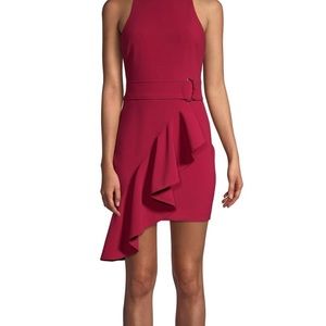 LIKELY Women's Taryn Belted Ruffle Dress